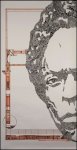 Miles Davis (2008)<br />3' x 6'<br />pen, brush, India ink and oils on paper